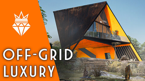 Iconic modern luxury off-grid house design with pool | 9m x18m