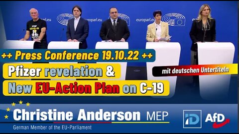 Dangerous New EU C19 Action Plan | 19 Oct 2022 | Press Conference