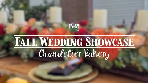 Chandelier Bakery Fall Wedding Showcase