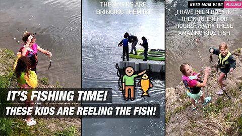 Guess Who Caught Fish Today! Awesome Kids! | Keto Mom Vlog