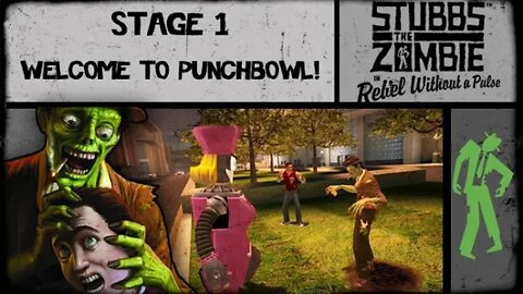 Stubbs the Zombie: Level 1 - Welcome to Punchbowl! (no commentary) PS4