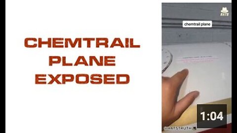 CHEMTRAIL PLANE EXPOSED