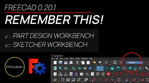 ⚠ When To Start With The Sketcher Workbench - Free CAD Online - FreeCAD Sketcher Tutorial