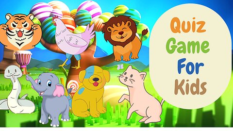 Quiz Game For Kids | Guess The Animals From Their Shadow | Animals sounds #animalsounds