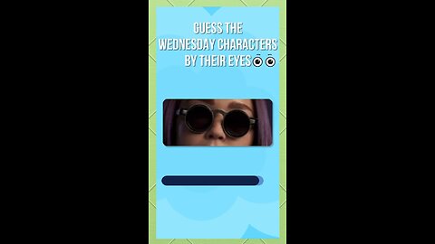 Guess the Wednesday character by their eyes #guess #Wednesday #quiz