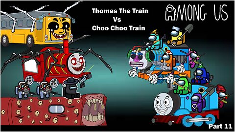 Thomas The Train vs Train eater and Choo choo Charles