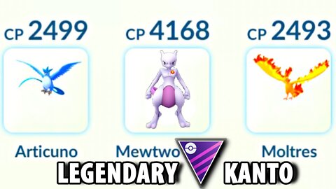 Kanto Legendary Team Challenge In Master League Pokemon Go