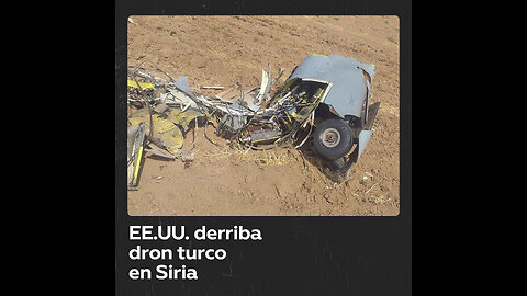 Un avión estadounidense derriba dron turco