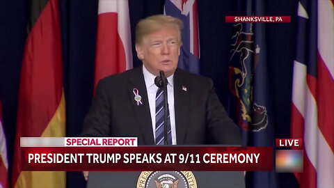 President Trump 20th Anniversary 9/11 Memorial Video - "You Will Never Be Forgotten" - 9/11/21