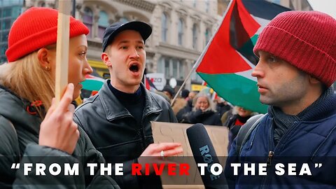 Asking Palestine Protestors What From the River to the Sea Means - Konstantin Kisin