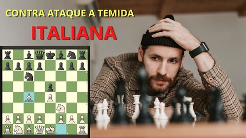 CONTRA ATACANDO A ABERTURA ITALIANA ATÉ O XEQUE MATE #Shorts #Xadrez #Chess