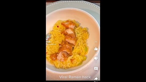 Viral TikTok Ramen Noodles Hack Recipe.