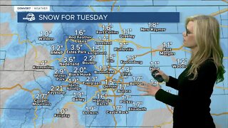 Sunny & mild for Sunday, snow by Tuesday