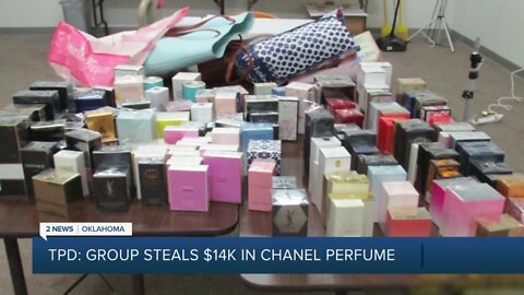 Four arrested in $14k perfume heist in south Tulsa