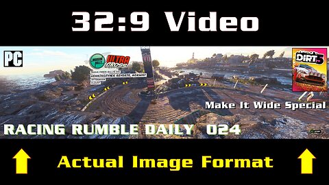 Racing Rumble Daily 024 - Dirt 5 (2020) PC 32:9 Henningsvaer Norway Ultra Cross - Modern Rally