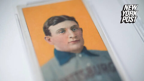 Rare Honus Wagner baseball card sells for $7.25 million