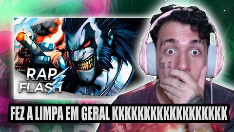 (MELHOR DA DC) REAGINDO ao Rap do Lobo (DC Comics) - O FIM DA LIGA DA JUSTIÇA // Flash Beats | REACT