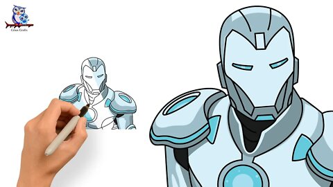 How To Draw Superior Iron Man Marvel - Art Tutorial