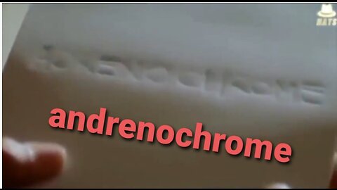 HOLLYWOOD'S NOT SO BIG SECRET AKA ANDRENOCHROME 🙄