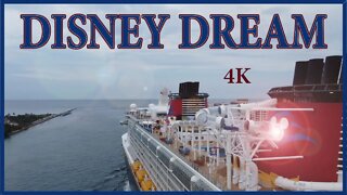 Disney Dream Departs Port Of Miami - 4K