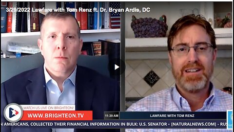 Dr. Bryan Ardis tells Tom Renz: I’m No. 1 on Big Pharma’s hit list