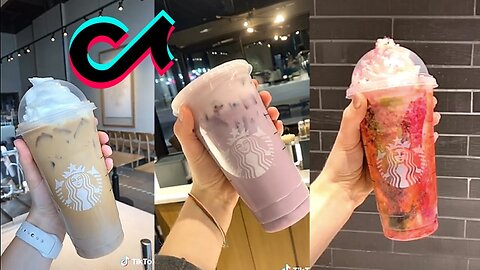 Making Starbucks Drinks TikTok - Best Starbucks Drinks On Tik Tok - Tiktok Compilation