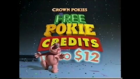 TVC - Crown Pokies Free Credits (1999)