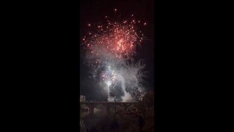 Fireworks on Canada national day