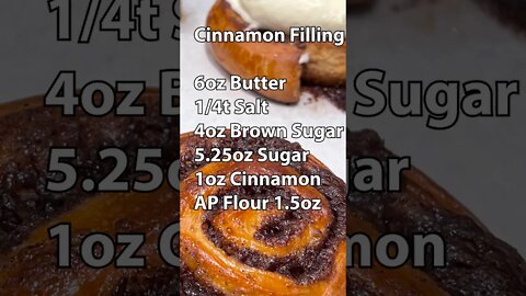 Cinnamon Bun Filling #Short