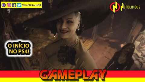 🎮 GAMEPLAY! O começo de RESIDENT EVIL: VILLAGE no PS4. Confira!