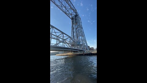 Going under Aerial Lift Bridge on a Jetski