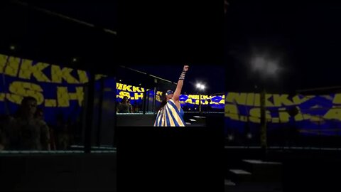 WWE 2k22 Nikki Ash Entrance #shorts