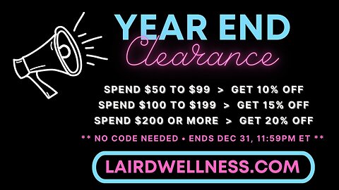 Year End CLEARANCE!