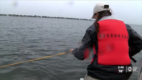 You never know what you'll find on new St. Pete Discovery Center Eco-Vessel tour