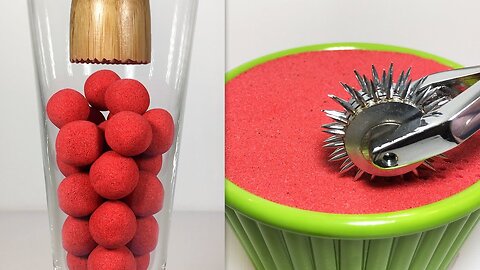 Very Satisfying and Relaxing ASMR 187 Kinetic Sand