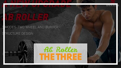 Ab Roller Wheel 3 Modes,Ab Wheel New Version for Beginner abs,Home Gym Core Strength Training E...