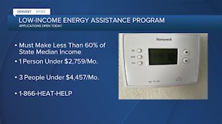 Low-income energy assistance program taking applications