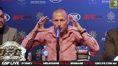 how gsp deals with fear (george st pierre)