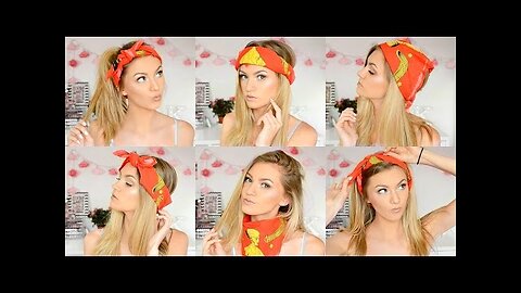 6 Ways to Wear a Bandana- Festival Hairstyles