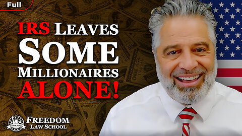 How YOU can be one of the millionaires that the IRS chooses to LEAVE ALONE! (Full)