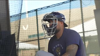 Milwaukee Brewers catcher Omar Narvaez ready for Opening Day