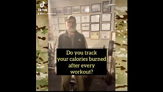 Do you track your calories after every workout?