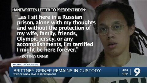 Griner sends letter to President Biden pleading for his help