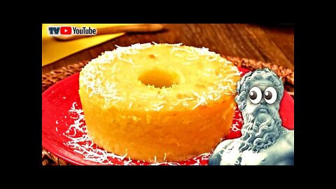 Faça um BOLO de AIPIM com COCO no LÍQUIDIFICADOR dos DEUSES. #receitas #youtube