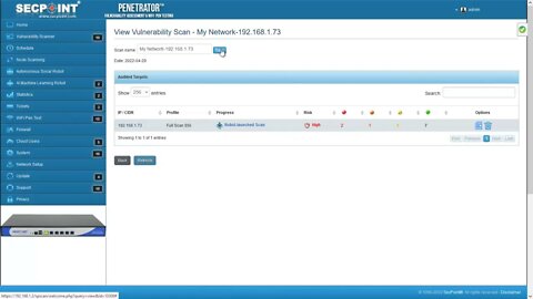 SecPoint Penetrator Vulnerability Scanner 54 Change Name