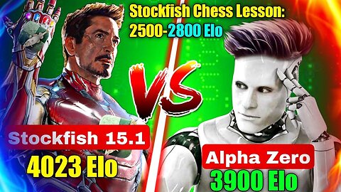 Alpha Zero vs Stockfish in 2023. Alpha Zero new form is super scary & Stockfish is SAYAN