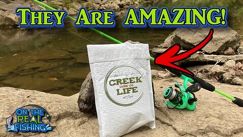 Ultralight Creek Fishing with My Own Custom Color from Creek Life Lures!