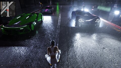 FIRST "Saturday night Race Car Party" in Cyberpunk City