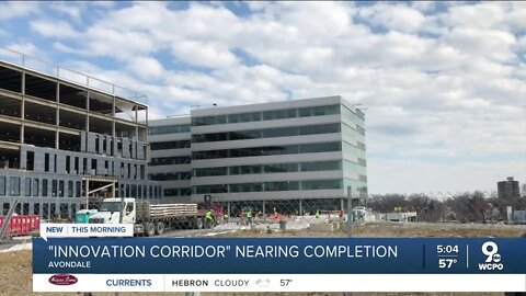 First building in Innovation Corridor set to open this spring after two years of construction