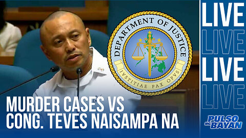 M*rd*r cases vs Cong. Teves, naisampa na −Prosecutor General